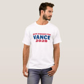 Gun Owner for Vance 2028 Tシャツ (正面フル)