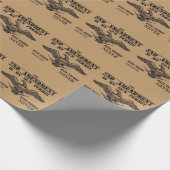 GUN PERMIT 2ND AMENDMENT   ラッピングペーパー (角)