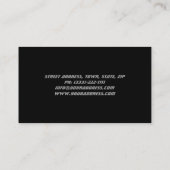 Gun Shop Target名刺 名刺 (裏面)