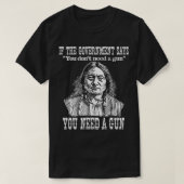 Gun Siting Bull Pro2nd補正が必要 Tシャツ (デザイン正面)