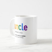 Guncleの面白い定義 コーヒーマグカップ (正面左)