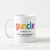 Guncleの面白い定義 コーヒーマグカップ (左)