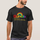 Guncle Rainbow Pride Support Lgbtq For Men Women B Tシャツ (正面)