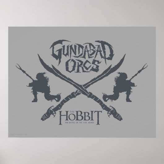 Gundabad Orcs Movie Icon ポスター (正面)