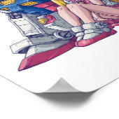 Gundam And Moon A Mecha Magical Crossover ポスター (角)