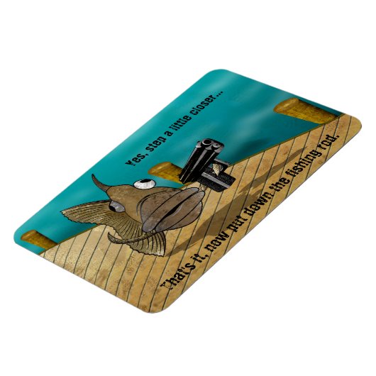 GunFish on波止場 マグネット (左側)