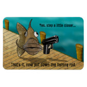 GunFish on波止場 マグネット (横)