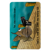 GunFish on波止場 マグネット (縦)