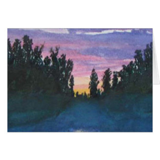 Gunflintの道の霧深い朝