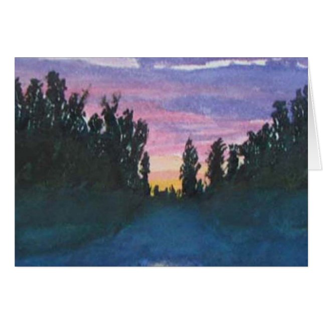 Gunflintの道の霧深い朝 (正面横)