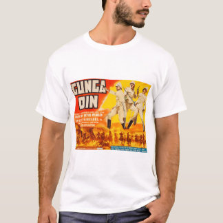 Gunga Din TシャツGunga Din映画ポスター Tシャツ