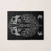 Gungnir -やりそして人生ののOdinの木 ジグソーパズル (横)