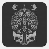 Gungnir – オジンの槍と命の木 – スクエアシール (正面)