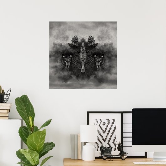 Gungnir – オジンの槍 ポスター (ホームオフィス)