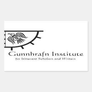 Gunhrafn Institute Sticker 長方形シール