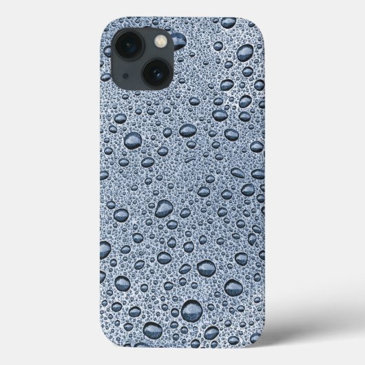 Gunmetal灰色の水滴ケースメイトiPhoneケース Case-Mate iPhoneケース (裏面)
