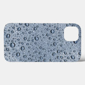 Gunmetal灰色の水滴ケースメイトiPhoneケース Case-Mate iPhoneケース (裏面 (横))