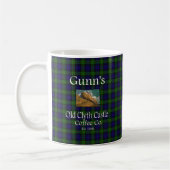 Gunnの古いClythの城のコーヒーCo. コーヒーマグカップ (左)