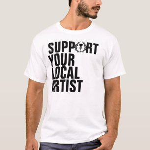 Gunnの枝グループサポートあなたのローカル芸術家 Tシャツ