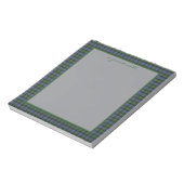 Gunn Ancient Original Scottish Tartan  ノートパッド (回転)