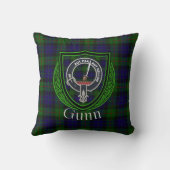 Gunn Scottish Clan Tartan & Crest クッション (裏面)