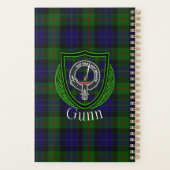 Gunn Scottish Clan Tartan & Crest プランナー手帳 (裏面)