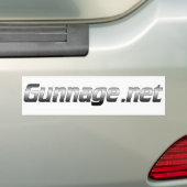 Gunnage.net バンパーステッカー (車上)