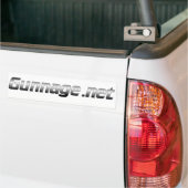 Gunnage.net バンパーステッカー (トラック上)