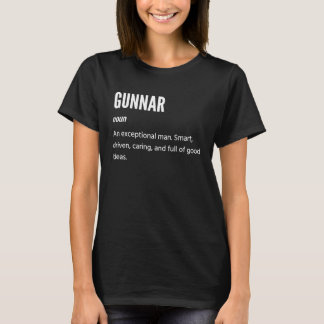 Gunnarは例外的な人を名詞とする Tシャツ