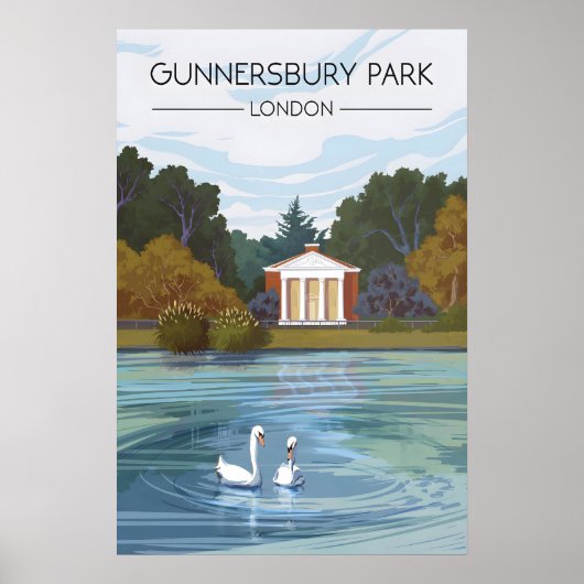 Gunnersbury Park London Travel Poster ポスター (正面)