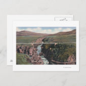 Gunnison, CO - Sapinero Bridge over Lake ポストカード (正面/裏面)