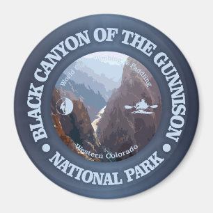 Gunnison NPの(c)黒い渓谷 マグネット