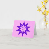 Guns Kill Purple and Pinkノートカー空白のド カード (黄色い花)