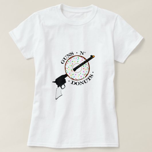 Guns N Donuts (w) - Wynonna Earp Tシャツ (デザイン正面)
