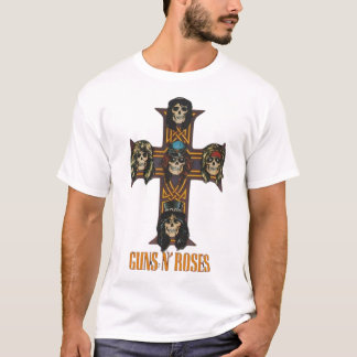 Guns N' Roses Appetite for Destruction Skull Cross Tシャツ