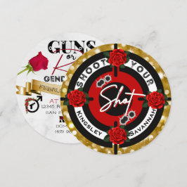 Guns or Roses | シュート・ユア・ショット・ジェンダーリビール 招待状