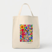 GUNS R NOT HEATTHY 4 CHLDRN 7 OTHER LIVINGS トートバッグ (正面)