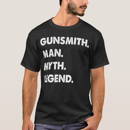 Gunsmith Man Myth Legend Tシャツ (正面)