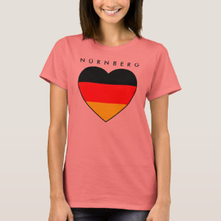 Günstiges Nürnberg-Herz-Shirt Deutschland WM 2010 Tシャツ
