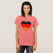 Günstiges Nürnberg-Herz-Shirt Deutschland WM 2010 Tシャツ (正面フル)