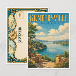 Guntersville Alabama Lake Guntersville GeoSaga ポストカード