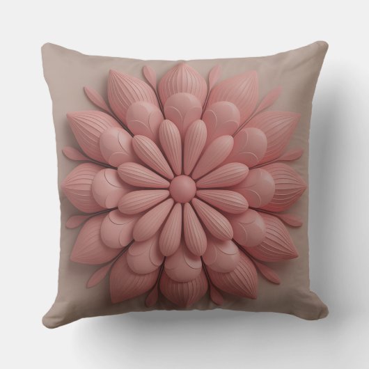 Gunungan Petal Echo 3D Batik Motif クッション (裏面)