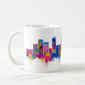 Gurgaon Haryana Skyline コーヒーマグカップ (左)