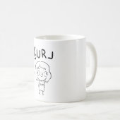 Gurl コーヒーマグカップ (正面右)