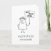 Guru Zelda名前を追加誕生日幸福挨拶 カード (正面)