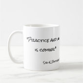 Gurujiの武装隊の練習の引用文のマグ コーヒーマグカップ (左)