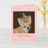 GusとPutneyカードで犬にLivin' High カード (黄色い花)