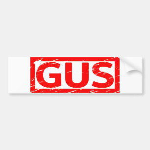 Gusのスタンプ バンパーステッカー