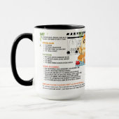 GUS GUSI Chow Art Muse Recipe  マグカップ (左)