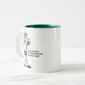 Gus on Naptime Tシャツとギフト ツートーンマグカップ (正面左)